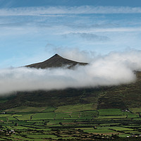 Buy canvas prints of Cloudy peak: Croaghskearda. by David O'Brien