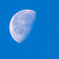 Buy canvas prints of Moon in Daytime by David O'Brien
