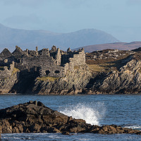 Buy canvas prints of Cromwell's Castle Inishbofin by David O'Brien