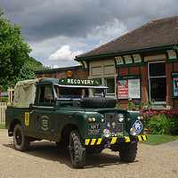 Buy canvas prints of Land Rover Recovery Truck by Alan Barnes
