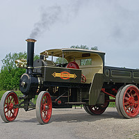 Buy canvas prints of 1907 Foden Colonial Steam Wagon by Alan Barnes
