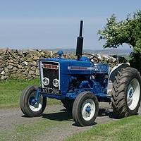 Buy canvas prints of Ford 3000 tractor by Alan Barnes