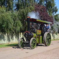 Buy canvas prints of Aveling & Porter steam tractor by Alan Barnes