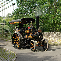 Buy canvas prints of Fowler Traction Engine by Alan Barnes