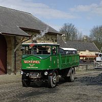 Buy canvas prints of Sentinel Steam Lorry by Alan Barnes