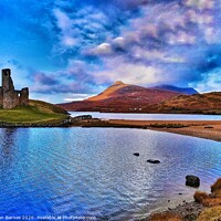 Buy canvas prints of Ardvreck Castle on Loch Assynt by Alan Barnes