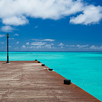 Buy canvas prints of Caribbean Jetty by Graham Williams