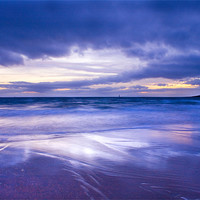 Buy canvas prints of Sunset over Eile Beach by Malcolm Smith