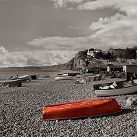 Buy canvas prints of Budleigh beach by Malcolm Smith