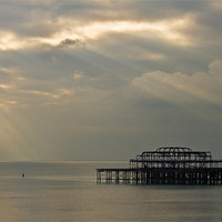 Buy canvas prints of Brighton pier by Malcolm Smith