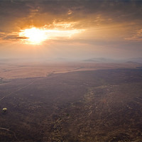 Buy canvas prints of Masai Mara sunrise by Malcolm Smith