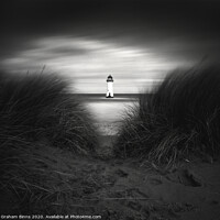 Buy canvas prints of Point of Ayr – Talacre Lighthouse by Graham Binns