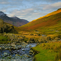 Buy canvas prints of Honister Pass, English Lake District by Graham Binns