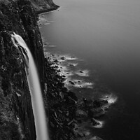 Buy canvas prints of Mealt Falls – Kilt Rock. Isle Of Skye, Scotland. by Graham Binns