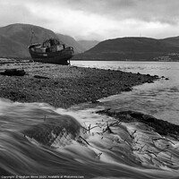 Buy canvas prints of Rested Trawler – Corpach, Ben Nevis, Scotland by Graham Binns