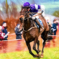 Buy canvas prints of Point to Point Racing by Paddy Geoghegan