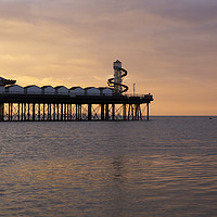 Buy canvas prints of Sunset at Herne Bay Pier by Kentish Dweller
