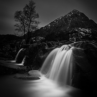 Buy canvas prints of The Dark Mountain by Paul Grant Simpson