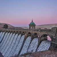 Buy canvas prints of Craig Goch Pastel Sunset, Elan Valley by Sorcha Lewis