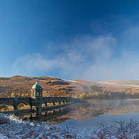 Buy canvas prints of Craig Goch morning frost by Sorcha Lewis
