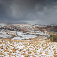Buy canvas prints of Elan Valley snowscape by Sorcha Lewis