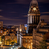 Buy canvas prints of The Leeds Town Hall by John Hall