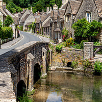 Buy canvas prints of Castle Coombe, Cotswolds. by John Hall