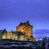 Buy canvas prints of Eilean Donan Castle Scotland by John Hall