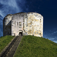 Buy canvas prints of Clifford Tower York by John Hall