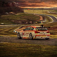 Buy canvas prints of Jack Goff British Touring Car BMW by Martin Dunning