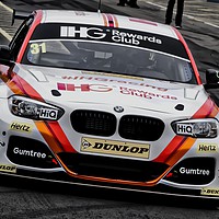 Buy canvas prints of Jack Goff British Touring Cars BMW by Martin Dunning