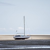 Buy canvas prints of Cleathorpes Beach Low Tide by Martin Dunning