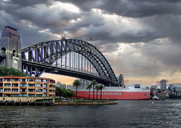 Sydney Harbour Bridge Picture Board by David Mccandlish