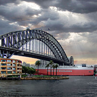 Buy canvas prints of Sydney Harbour Bridge by David Mccandlish