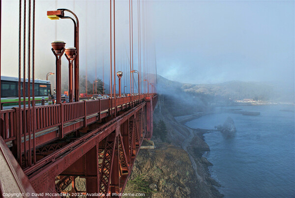 Golden Gate Bridge Picture Board by David Mccandlish