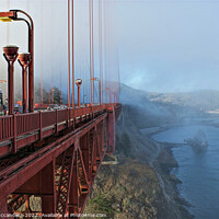 Buy canvas prints of Golden Gate Bridge by David Mccandlish