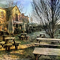 Buy canvas prints of Stables Georgian pub and restaurant by David Mccandlish