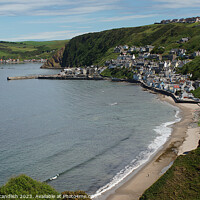 Buy canvas prints of The Serene Beauty of Gardenstown and Crovie by David Mccandlish
