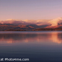Buy canvas prints of Serene Loch Lomond Panorama by David Mccandlish