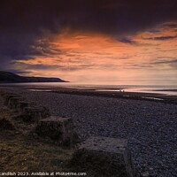 Buy canvas prints of  Fairbourne  Ancient Shale to Modern Tan by David Mccandlish