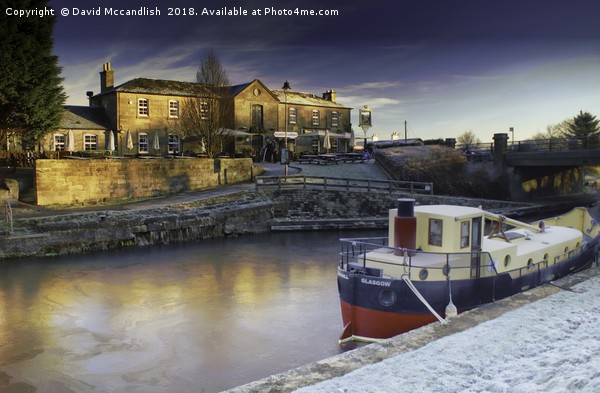        Dawn on Forth and Clyde Canal               Picture Board by David Mccandlish