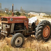 Buy canvas prints of Massey Ferguson Tractor by David Mccandlish