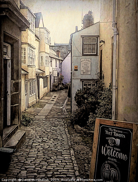 Oxford Historical Lanes Picture Board by David Mccandlish