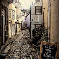 Buy canvas prints of Oxford Historical Lanes by David Mccandlish