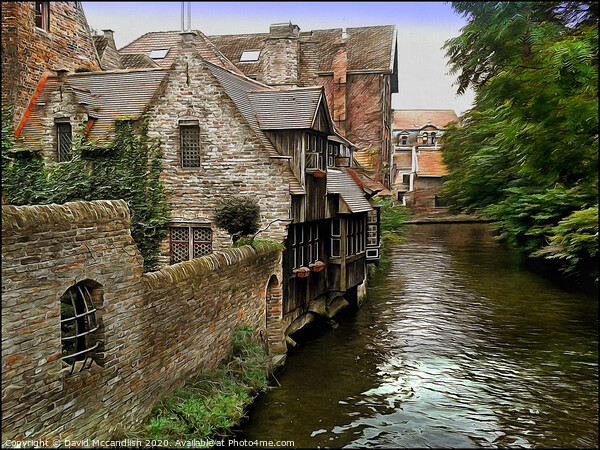 Bruges and its Beauty Picture Board by David Mccandlish