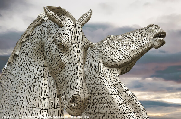 The Kelpies Picture Board by David Mccandlish