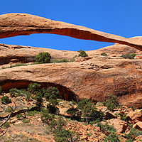 Buy canvas prints of Amazing Landscape Arch - Panorama  by Christiane Schulze