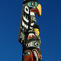 Buy canvas prints of An Amazing Totem Pole  by Christiane Schulze