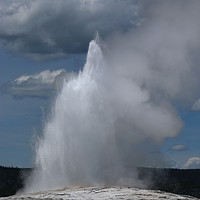 Buy canvas prints of Eruption Of Old Faithful by Christiane Schulze