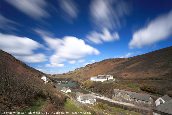 Boscastle in Cornwall, England. Picture Board by Carl Whitfield